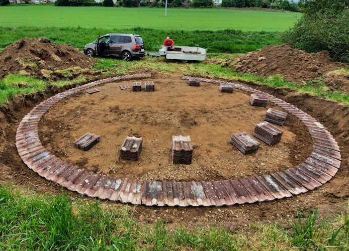 Viele viele Ziegel sind nötig