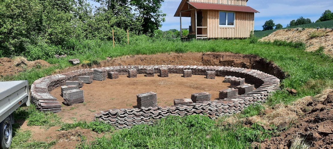 der Sonnenfang entsteht