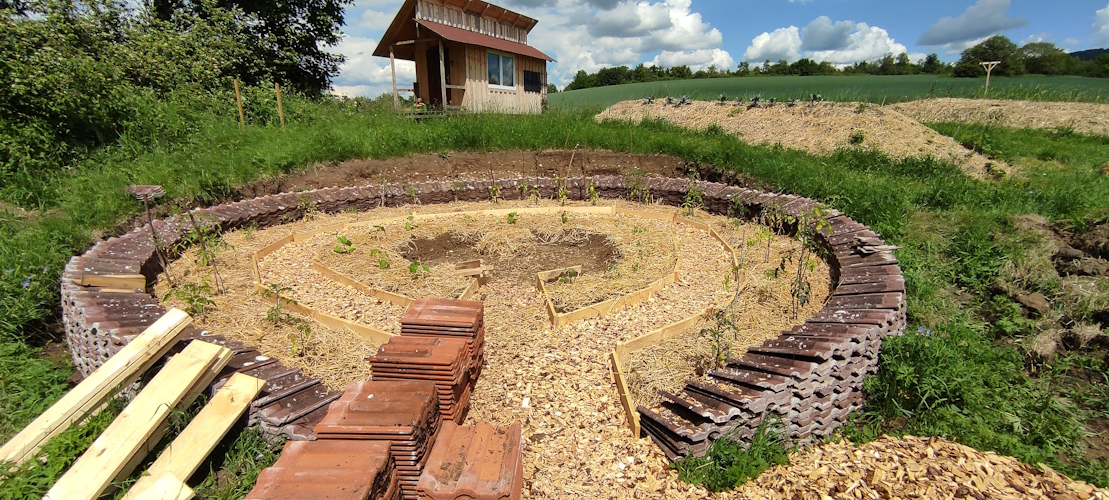 inneren Beete sind fertig