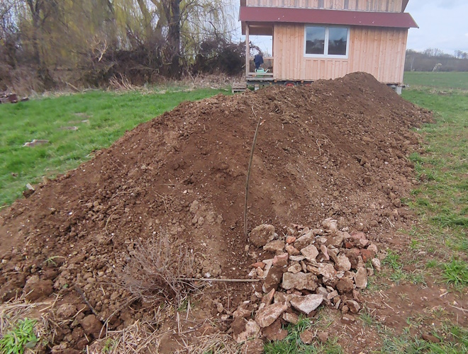 westliches Beet wieder "wie neu"
