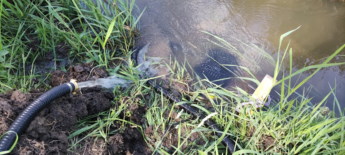 die Solarpumpe funktioniert