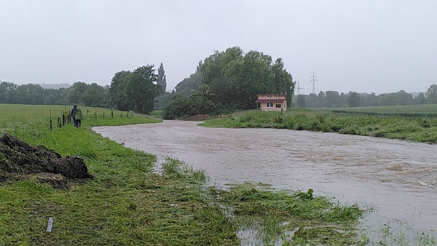 Überschwemmung des Rohrbachs